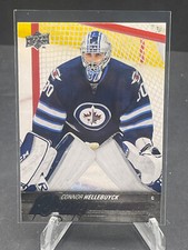 2015-16 CONNOR HELLEBUYCK UPPER DECK YOUNG GUNS ROOKIE CARD #214 RC SP HOT!