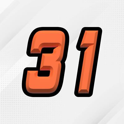 3 x Custom Number Stickers Vinyl S15 For NINJA ZX-14R Panigale V4