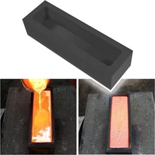 2KG Graphite Ingot Mold for Melting Casting Refining Gold Silver Brass Metal