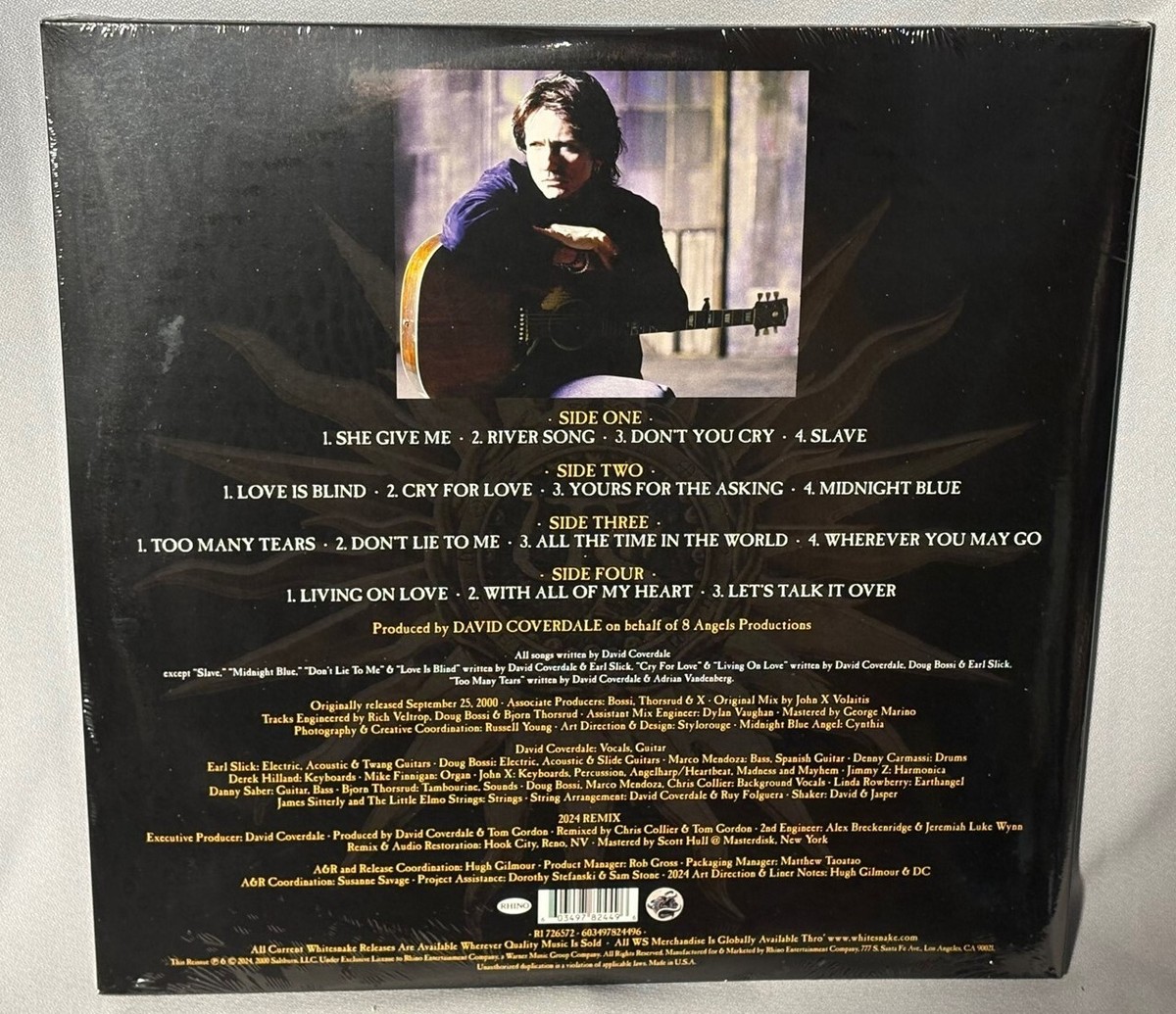LP WHITESNAKE Into The Light (2LPs Vinyl, RHINO 2024) NEW MINT 