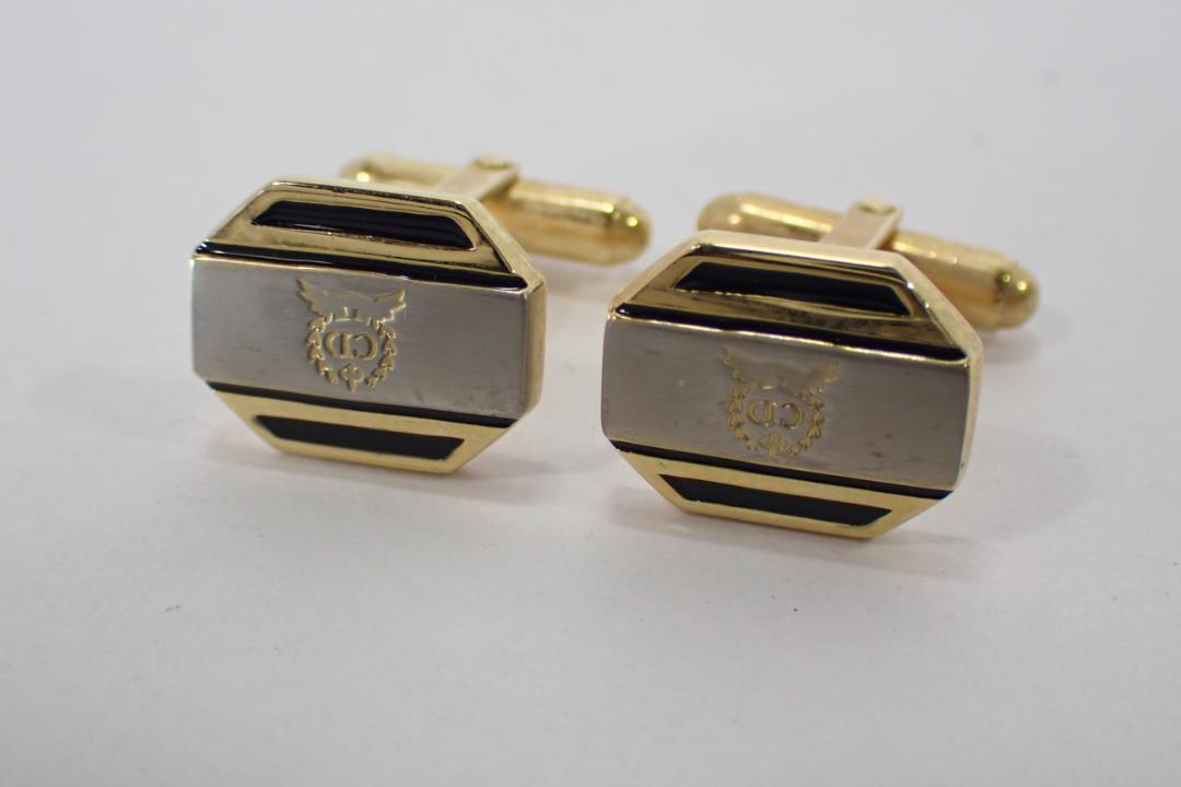 小物 DIOR Christian Dior Cufflinks Vintage Gold Men's Accessories From Japan
