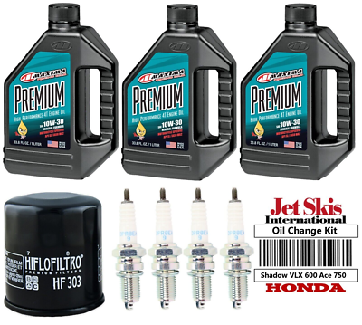 Oil Change Kit 10W-30 Honda Shadow 600 VT600 VLX 600 Ace 750 | eBay