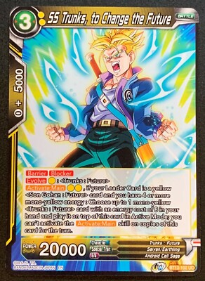 SS Trunks, to Change the Future | BT13-102 UC | Yellow | Dragonball Super TCG