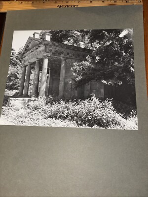 Antique Stowe Park Lake Pavilion Buckinghamshire Mounted Architecture Photo