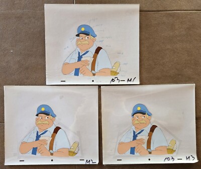 1991 WIDGET THE WORLD WATCHER ANIMATION CARTOON PRODUCTION CEL - MAILMAN