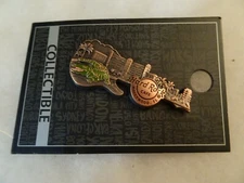 Hard Rock Cafe pin Hollywood, FL Cafe Core 3D Skyline Guitar Series 2017