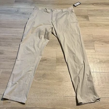 Rhone Commuter Pants Mens 35x30 Beige Slim Performance Golf Chino NEW NWT