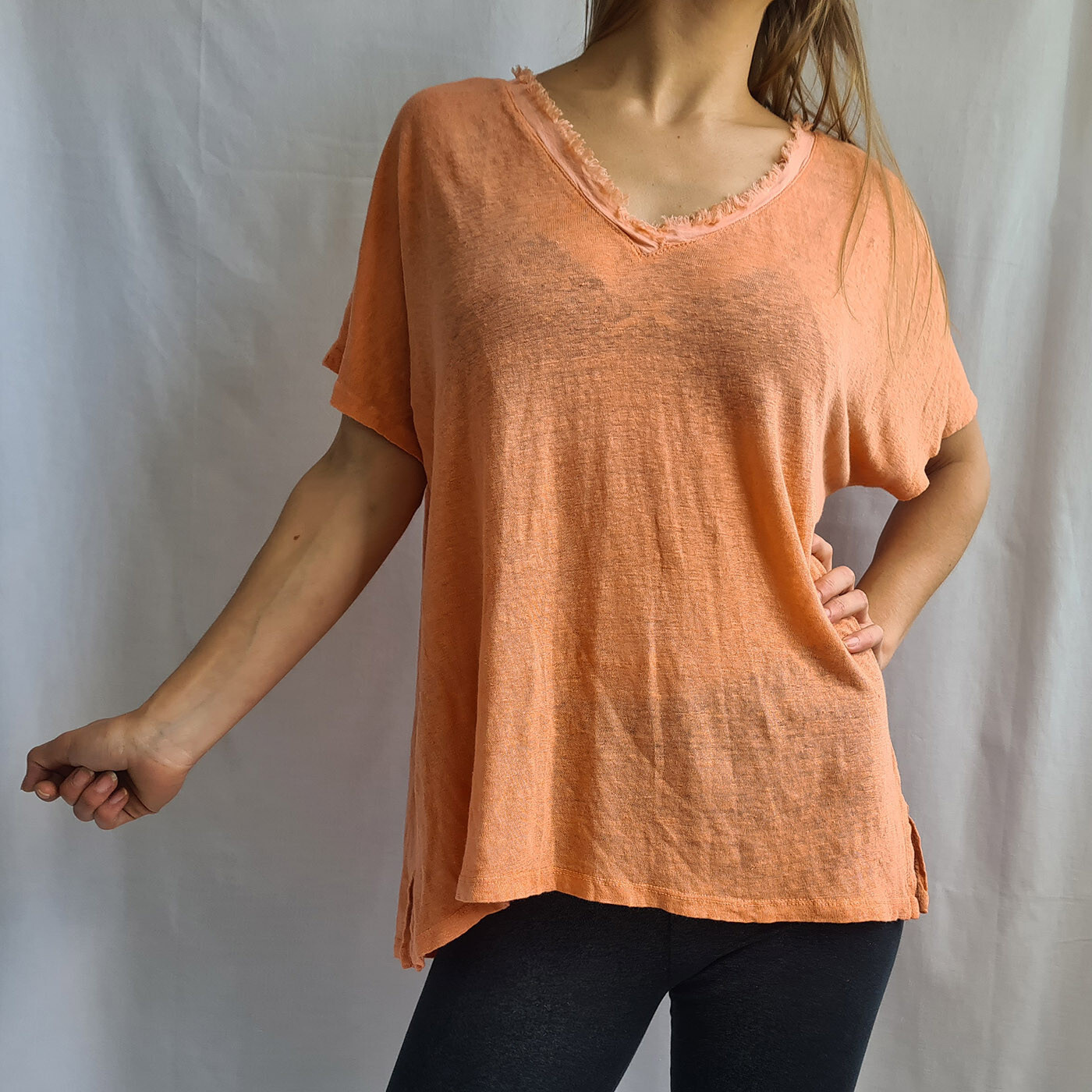 ¡Nuevo con etiquetas! Blusa boho túnica suave talla única Stajl para mujer 10...