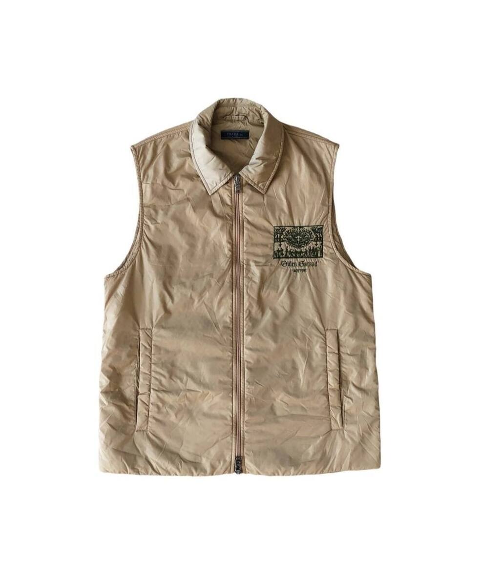 Prada 90s unisex emb nylon zip vest women's M / men's S | eBay Prada 90s unisex emb nylon zip vest women's M / men's S | eBay
