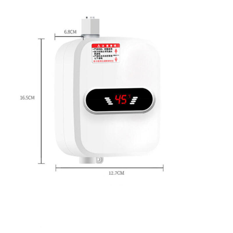Mini Instant Electric Hot Water Heater Camping Shower System Caravan