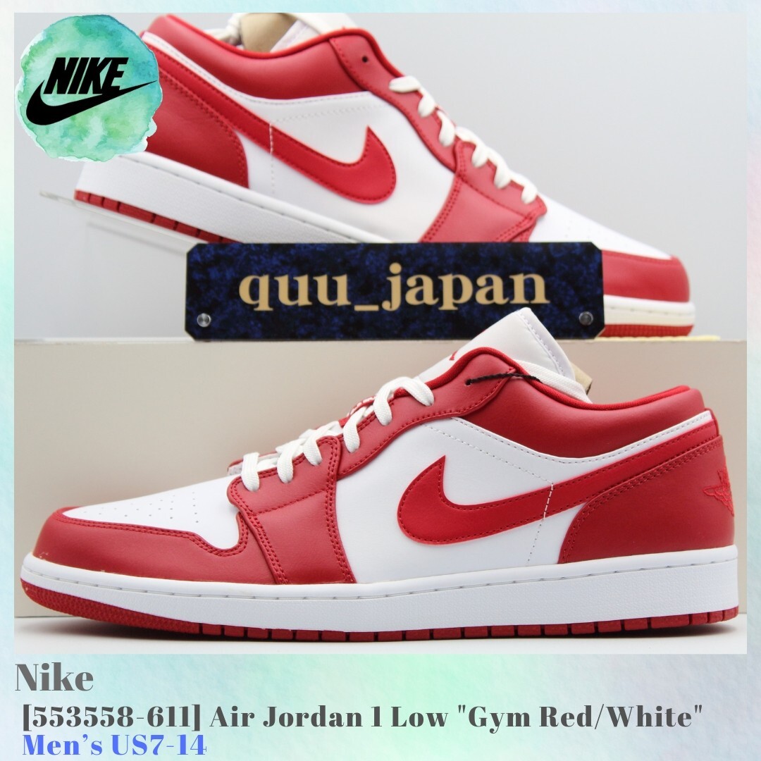 Size 13 - Air Jordan 1 Low Gym Red for sale online | eBay