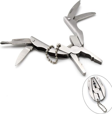 Pinza Multiuso Ingco HFMFT0115 – Kit 12 In 1 Da Campeggio E Fai-da-te In Acciaio Inox