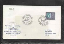 G49) Belege Norwegen Erstflug 1975 Oslo Los Angeles Nordpol Seattle Skandinavien