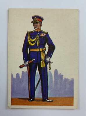 1968-70 Chix Military Uniforms #48 Field Marshall No 1 Dress