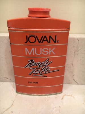 Jovan Musk Body Talc for Men by Coty 100g New Sealed-Vintage Hard to Find