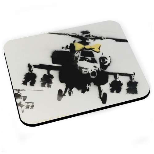 Autocollant Mural Banksy Hélicoptère - Décor Vinyle Contemporain Pour Chambre, Bureau, Salon