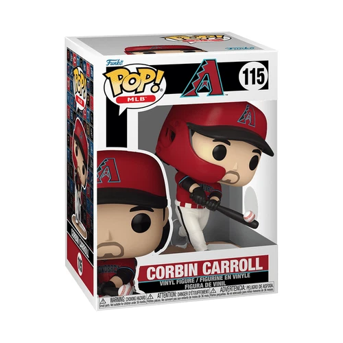 LIVE READY TO SHIP MLB Diamondbacks Corbin Carroll Funko Pop! Vinyl Figure #115