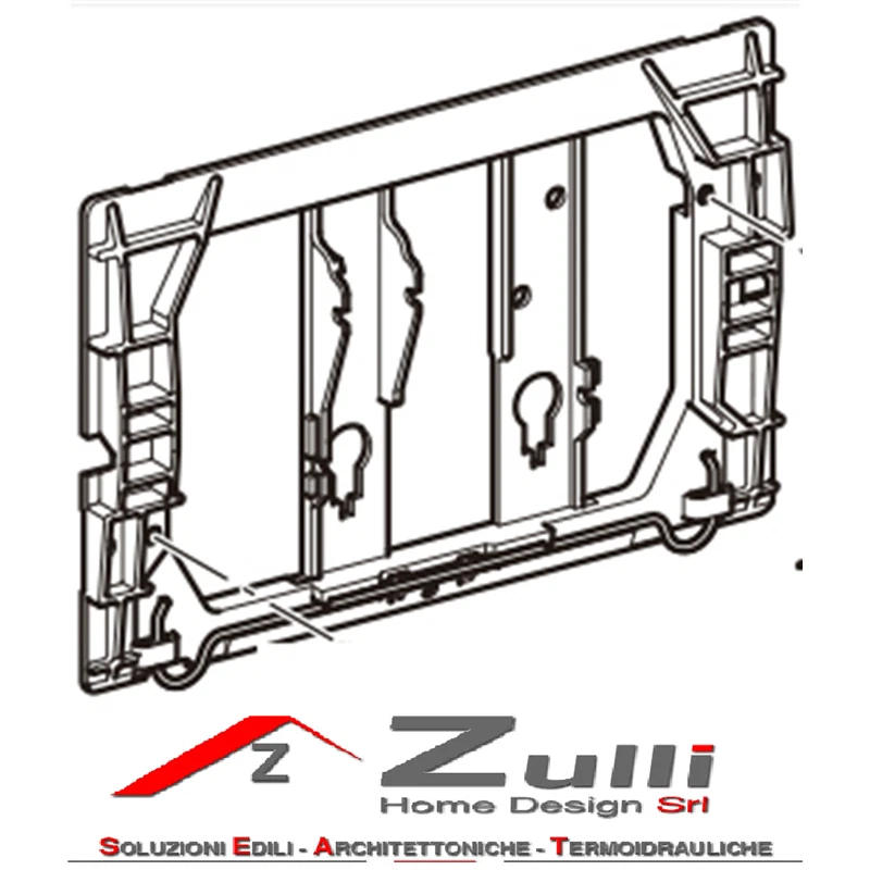 GEBERIT RICAMBIO TELAIO DI FISSAGGIO PER PLACCA DI COMANDO GEBERIT BETA GEBERIT RICAMBI