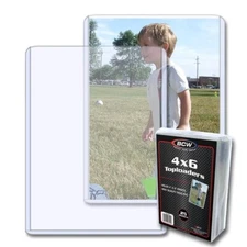 25 BCW 4x6 Topload Holders Photo / Postcard Protectors Sleeves Free Shipping