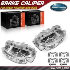 Disc Brake Caliper w/ Phenolic Piston for Nissan Frontier 1999-2002 Front L & R