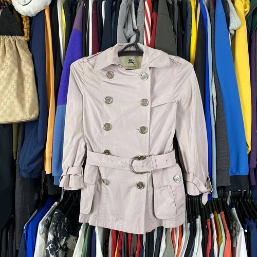 Burberry London Trench Coat Jacket Size UK8/ITA40/USA6 - Picture 3 of 20