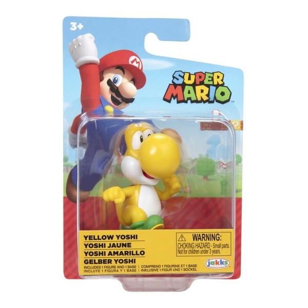Nintendo Super Mario Figur Running Yellow Yoshi 6,5 Cm Ovp Neu-image