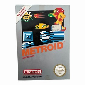 METROID - NINTENDO NES - EUROPA-VERSION - OVP + Anleitung - CIB