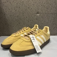 Adidas Originals Samba OG Men's Casual Shoes Yellow IG6170 New