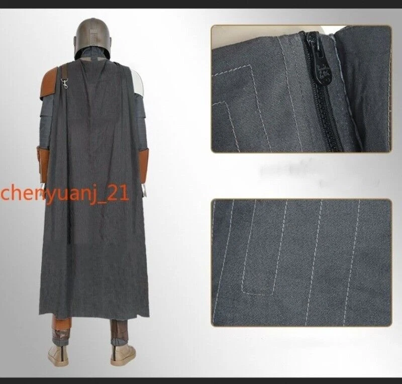 Star Wars The Mandalorian Cascos Armaduras Juegos con disfraces Halloween Performance Disfraz Foto 3 de 4