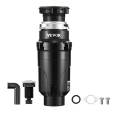 VEVOR Garbage Disposal 1/2 HP Continuous Food Waste Disposer 3450RPM EZ Connect