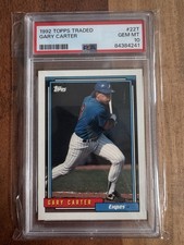 1992 Topps Traded Gary Carter PSA 10