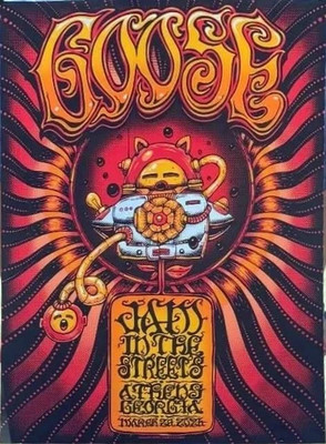 Goose The Band Jive on the Streets Athens Georgia 2026 Poster
