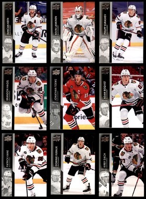 2021-22 Upper Deck Blackhawks Almost Complete Team Set 8 - NM/MT 6293747