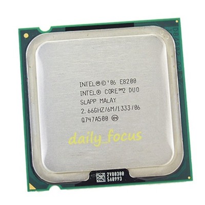   Core 2 Duo E8200 2.66GHz/6MB/FSB1333 2 cores LGA 775 SLAPP CPU Processor *la