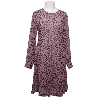 Ichi, Kleid, Größe: 34, Pink/Schwarz, Leopard, Damen #orj