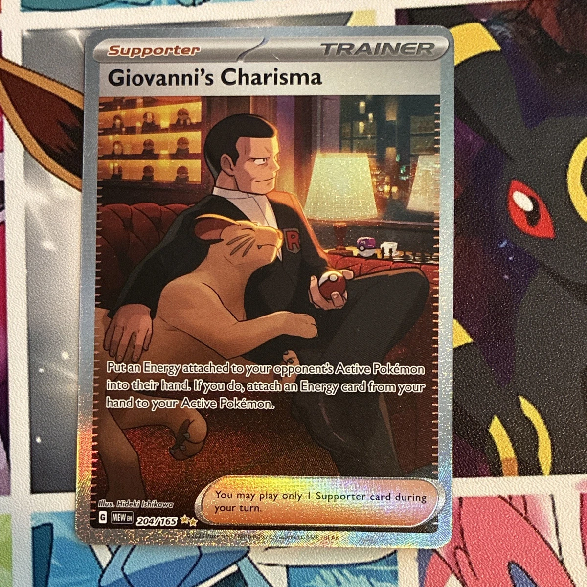 pokemon card giovanni's charisma 204 165 Case | 151 You will receive the exact item in the photographs Giovanni's Charisma 204 165 (Graded)