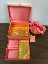 Godiva Chocolatier Pink Fabric Jewelry & Chocolate Box
