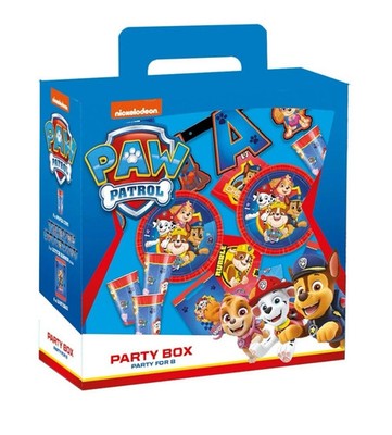 GROSSPACKUNG POSTEN VON 20 VOLLSTÄNDIGEN SÄTZEN PAW PATROL 8 KINDERPARTYBOXEN GÜNSTIG FÜR DEN WIEDERVERKAUF