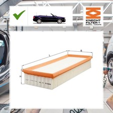 Knecht Luftfilter AUDI CABRIOLET (8G7, B4) 2.3 E