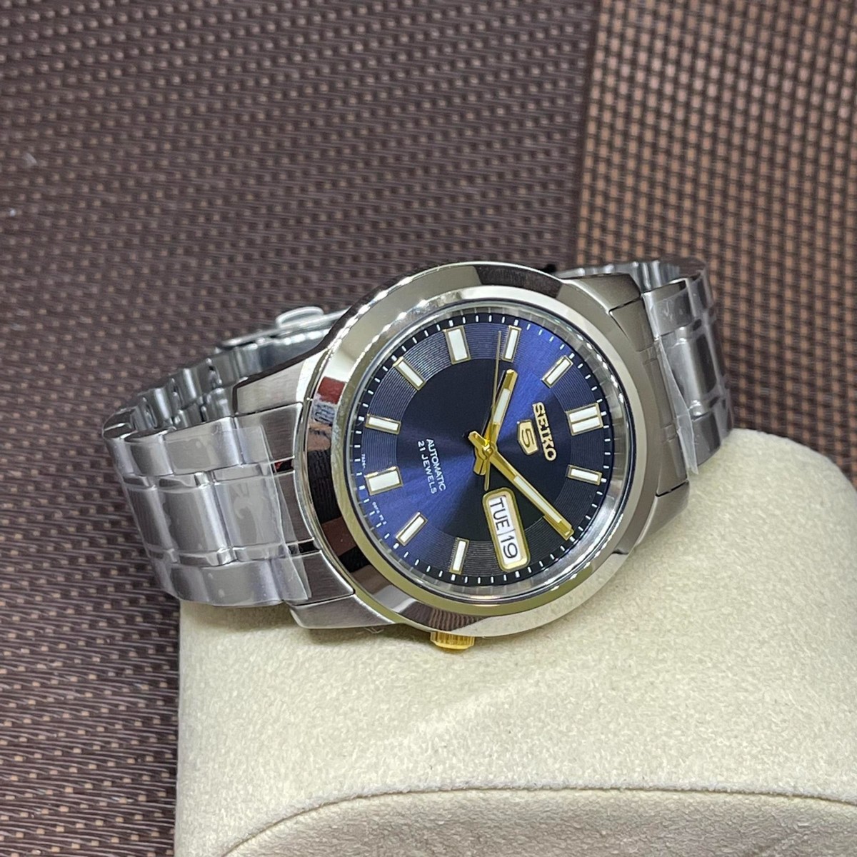 Seiko 5 SNKK11K1 Blue Analog Automatic Stainless Steel Men's