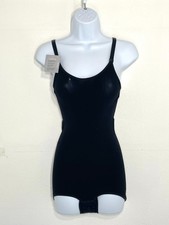 NWD Leonisa Women's M Invisible Comfy Compression Bodysuit Shaper 18504 Black