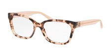 Tory Burch Square Woman Eyeglasses 0TY2084 1726 52mm Blush Tortoise - NEW
