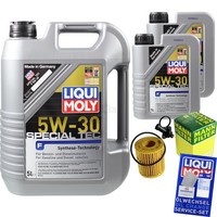 Mann Inspektionspaket 7L Liqui Moly 5W-30 FüR Toyota RAV 4 IV 2.2 D 4WD