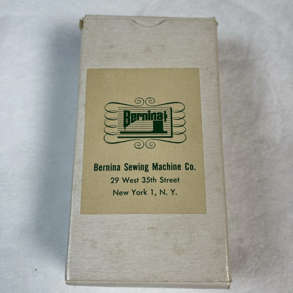 Vintage Bernina Ruffler Foot Attachment for Singer Sewing Machine w/ Box Manual - Image 3 of 4