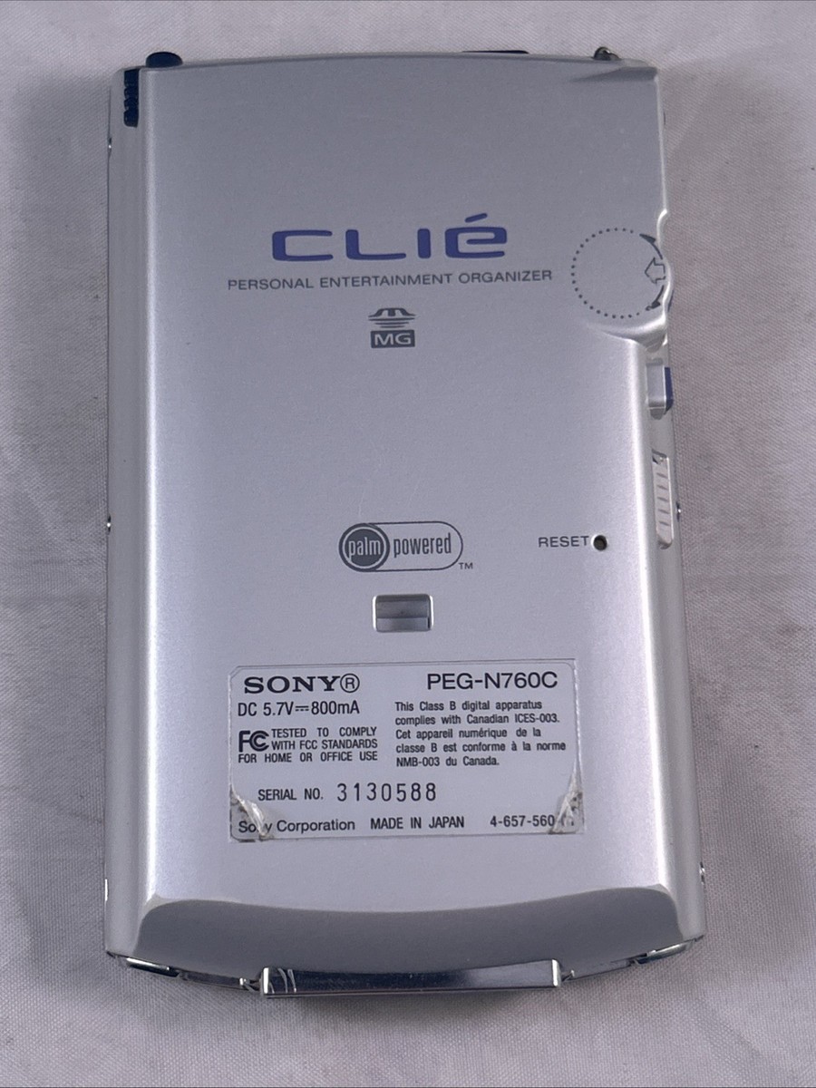 Sony Clie Handheld - MP3 Player, Entertainment PDA (PEG-N760C