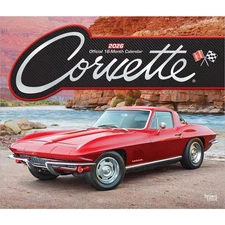 BrownTrout,  Corvette Deluxe 2026 Wall Calendar, 12'' X 14'', 16-Month Calendar