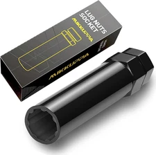 7 Spline Lug Nuts Socket Key - for 20mm Inner Diameter - Compatible with 21mm