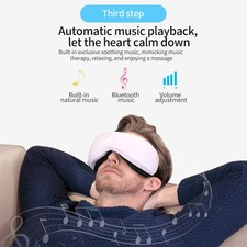 Smart Eye Massager Bluetooth Heat Vibration Air Pressure Relaxation Device