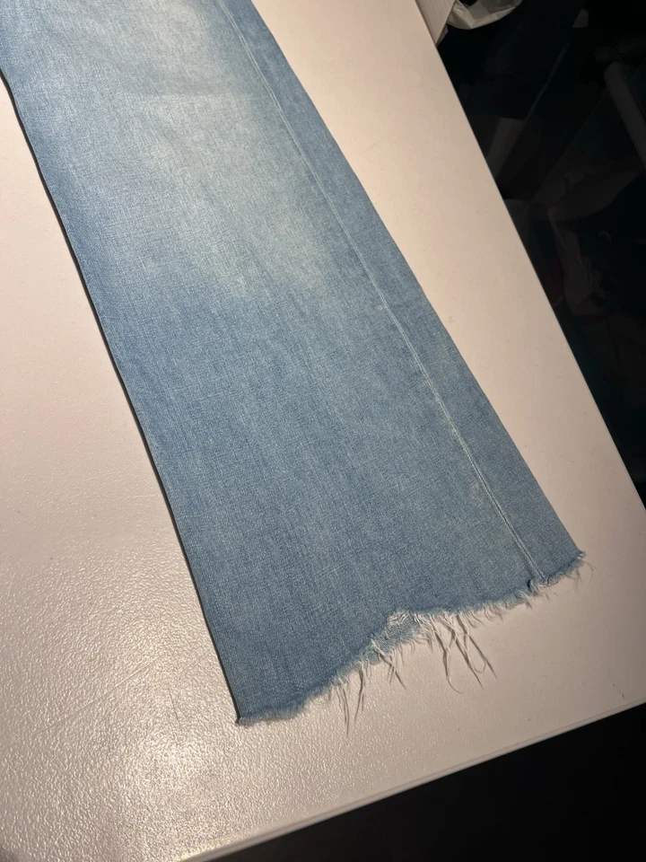 Rag & Bone Jeans Women’s 25 Blue Denim Ruth Super High Rise Ankle Wide Leg 25x27 - Image 4 of 4