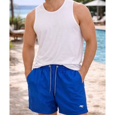 Ted Baker London Mens Blue Lobster Swim Trunks Shorts Size 4 Large / 34 Waist